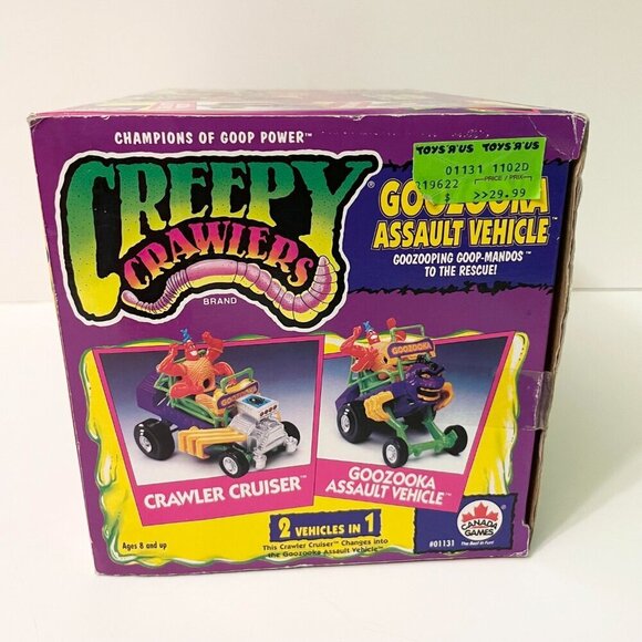 Vtg 1994 Creepy Crawlers Goozooka Assault Vehicle 2 Vehicles in 1 TOYMAX - Picture 4 of 11